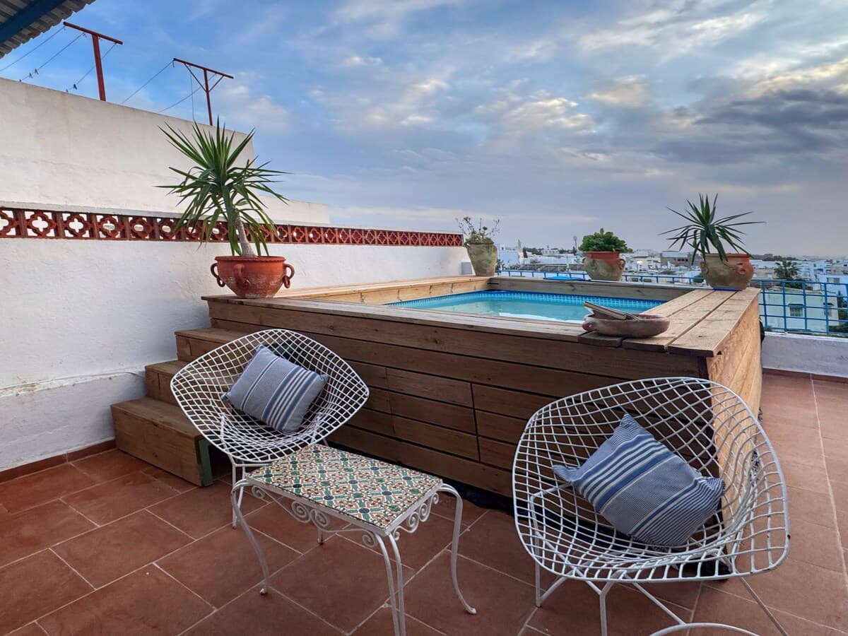 Panoramic blue/private pool in Sidi Bousaid — Sidi Bou Said · Photo 30