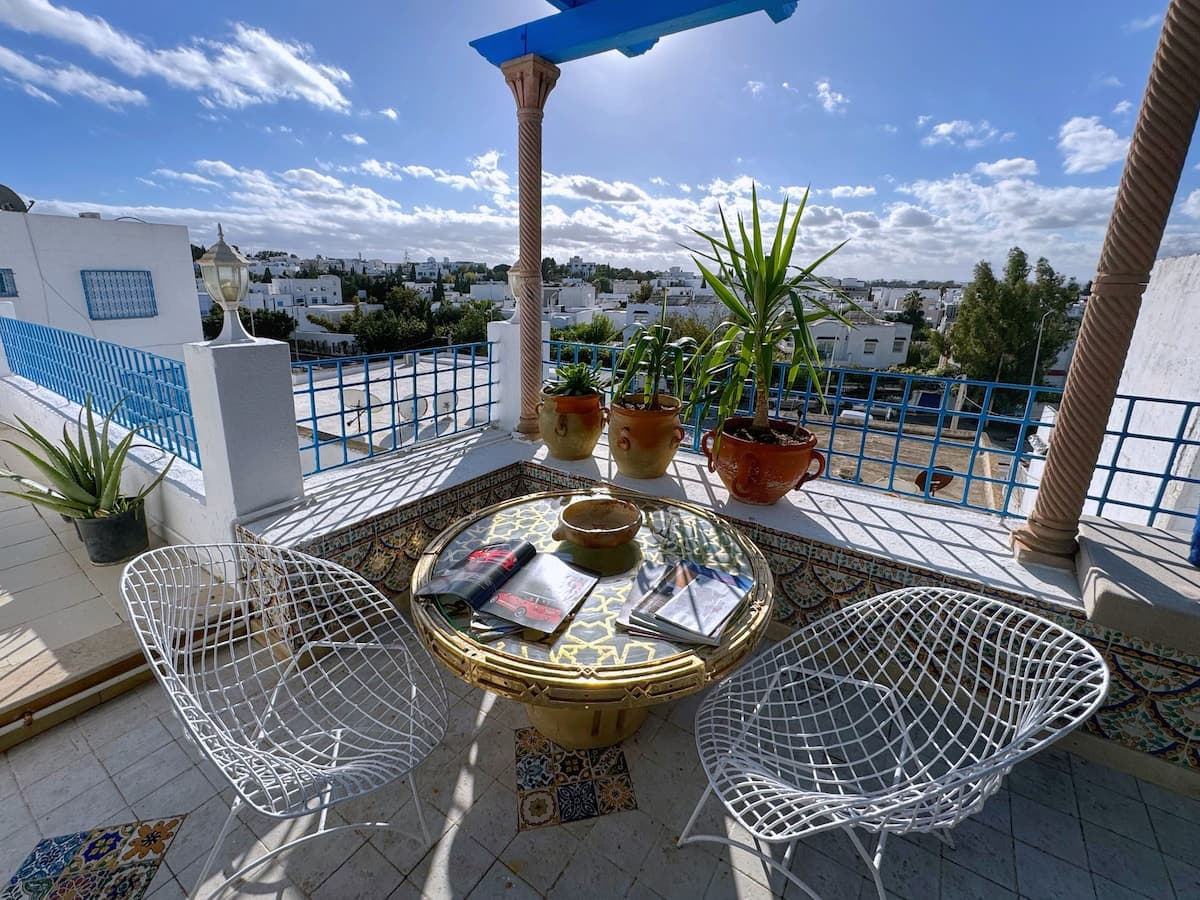 Panoramic blue/private pool in Sidi Bousaid — Sidi Bou Said · Photo 25