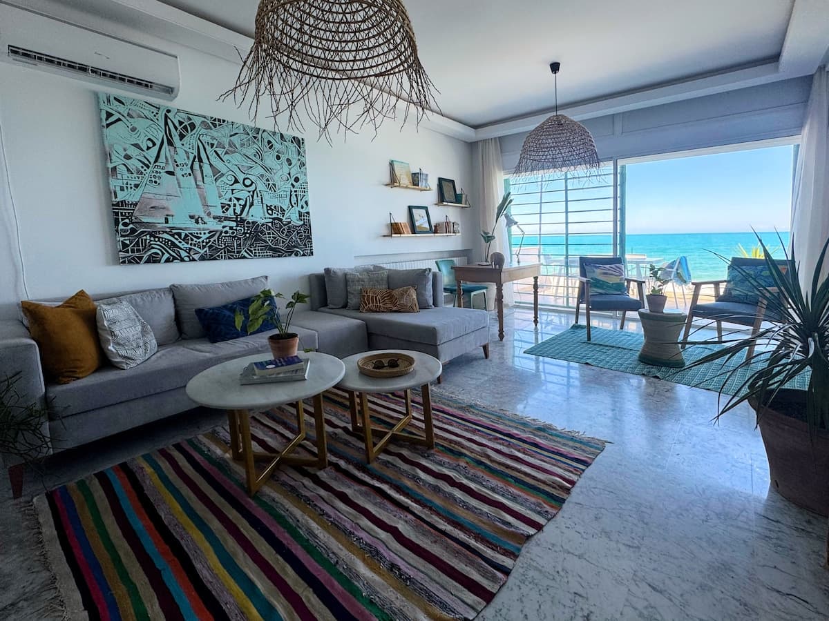 Charming villa in Sidi Bou Said with Mediterranean sea view — Puniq Homes
